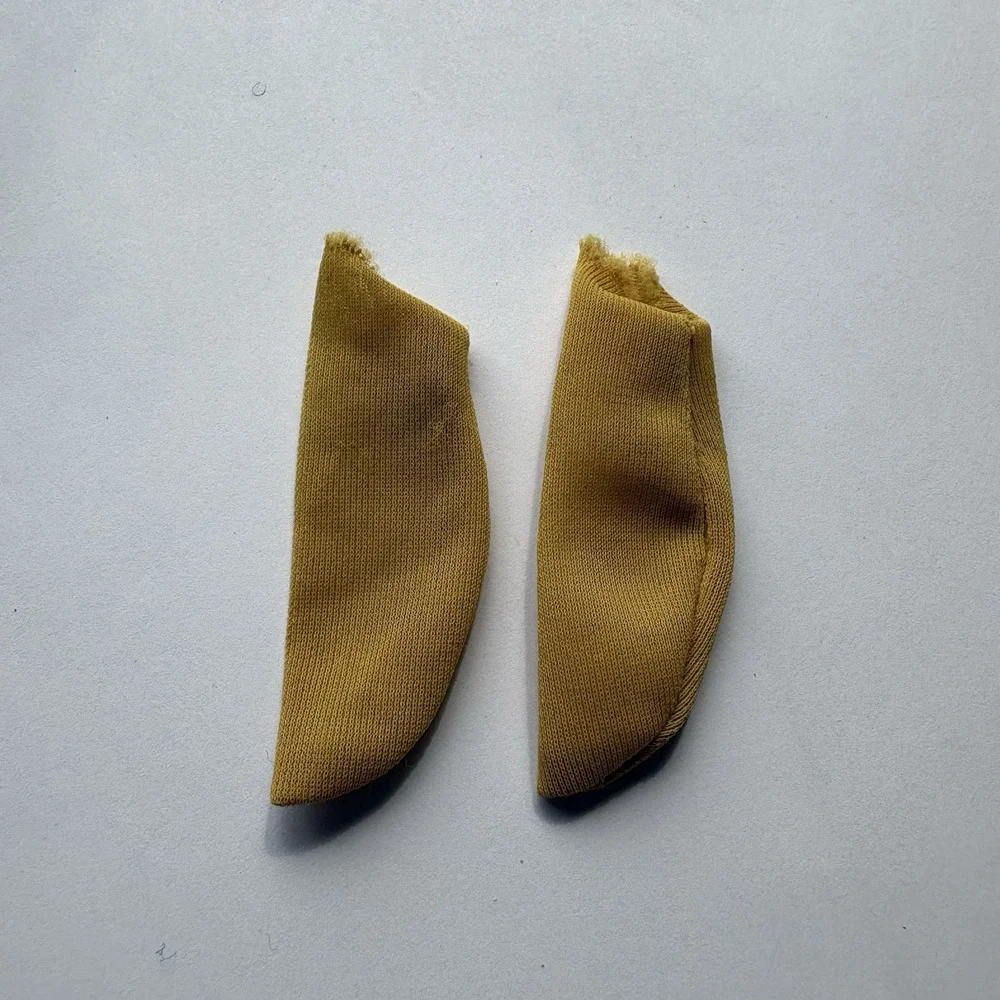 Vintage Barbie Ken PAK Slacks Are Back‎ Mustard/Gold Tricot Socks Mattel